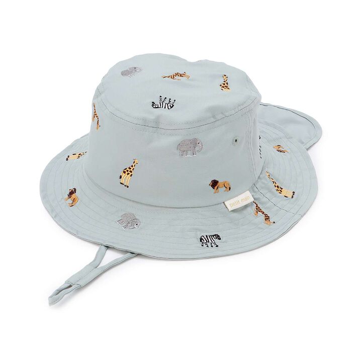 [Heat-Resistant] Embroidered Bucket Hat,Light pink, medium image number 16