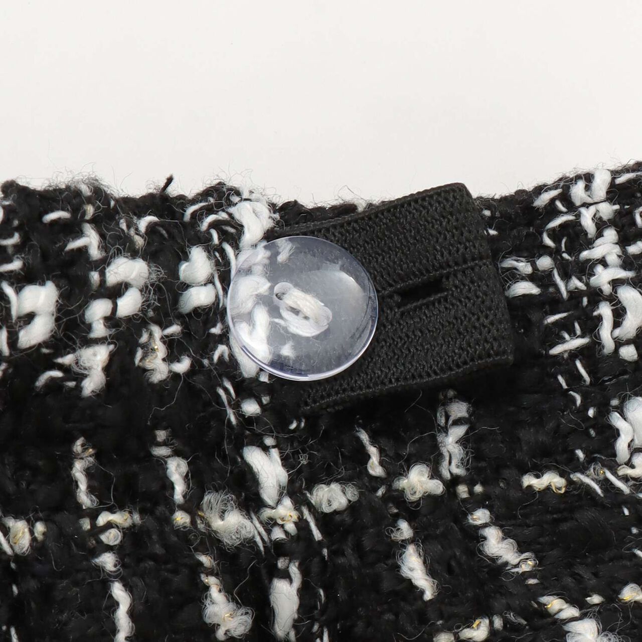 Adult-Style Holiday Tweed Short Pants,White, large image number 8