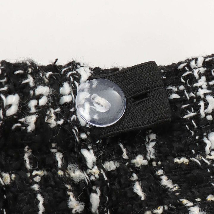 Adult-Style Holiday Tweed Short Pants,White, medium image number 8