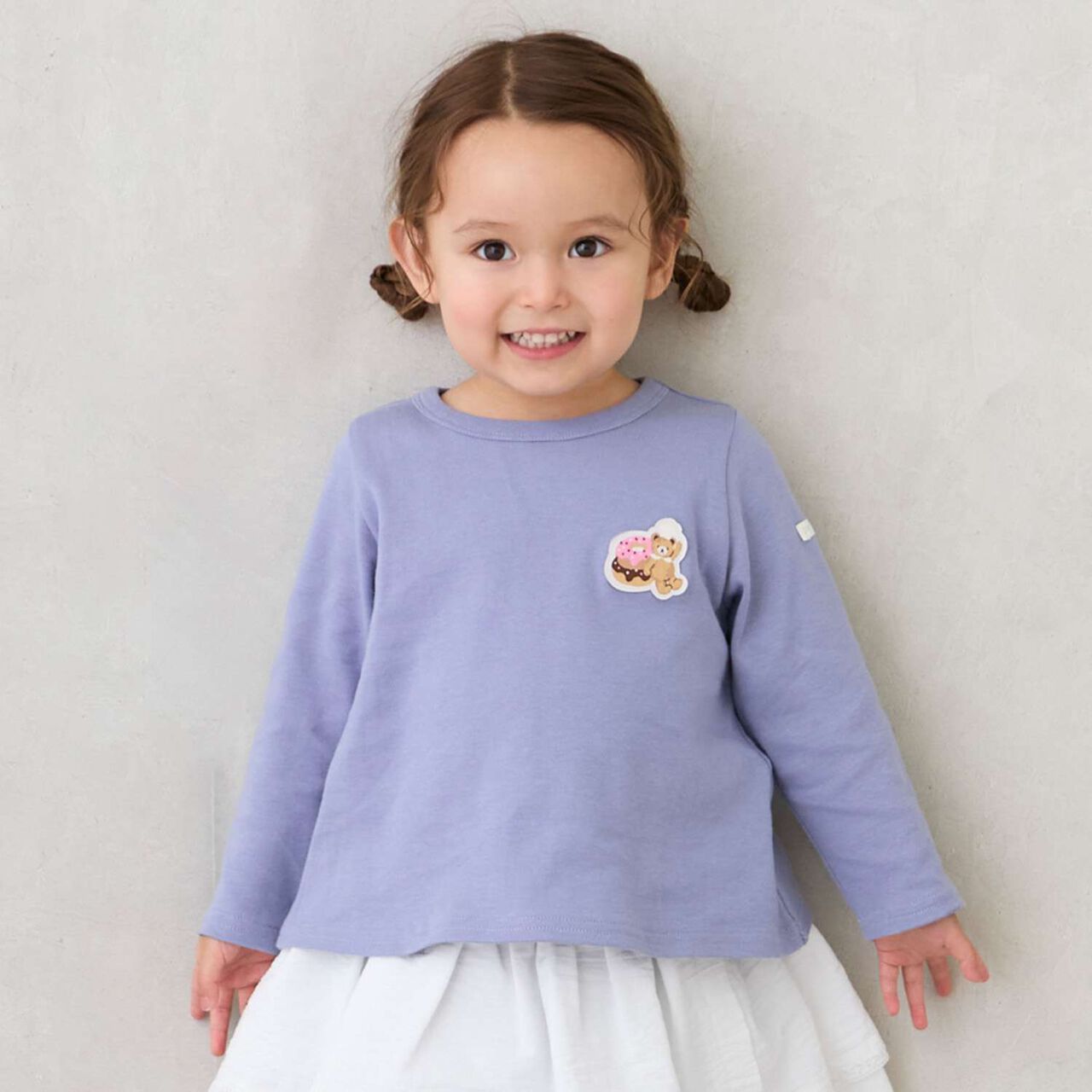 [Affordable] Girls Long-Sleeve T-Shirt,Deep blue, large image number 0