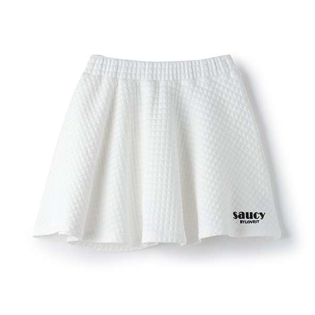 Back Panel Skirt (with Shorts),Off white, large image number 5