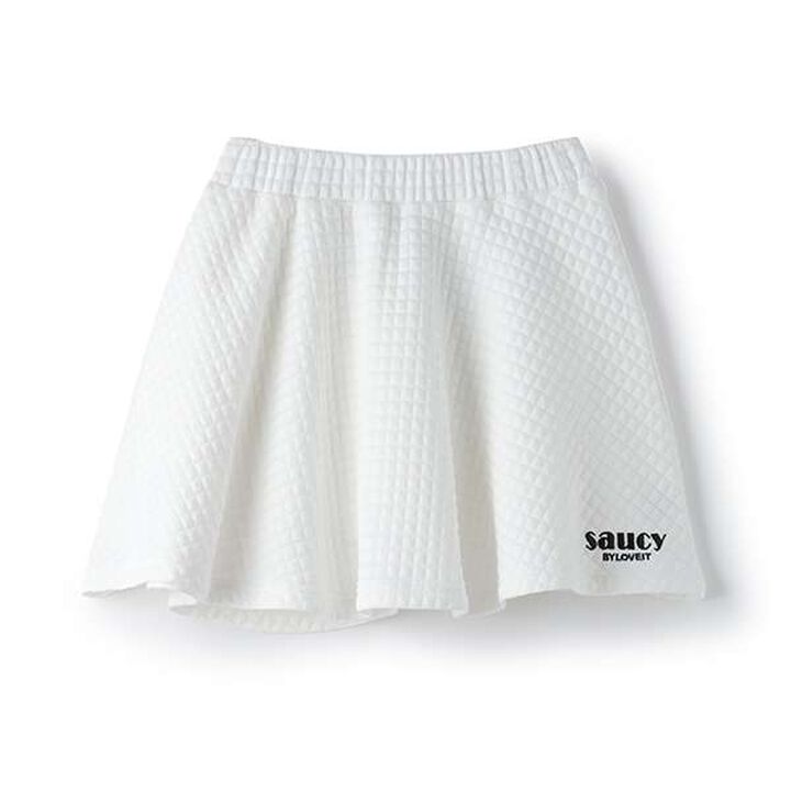 Back Panel Skirt (with Shorts),Off white, medium image number 5