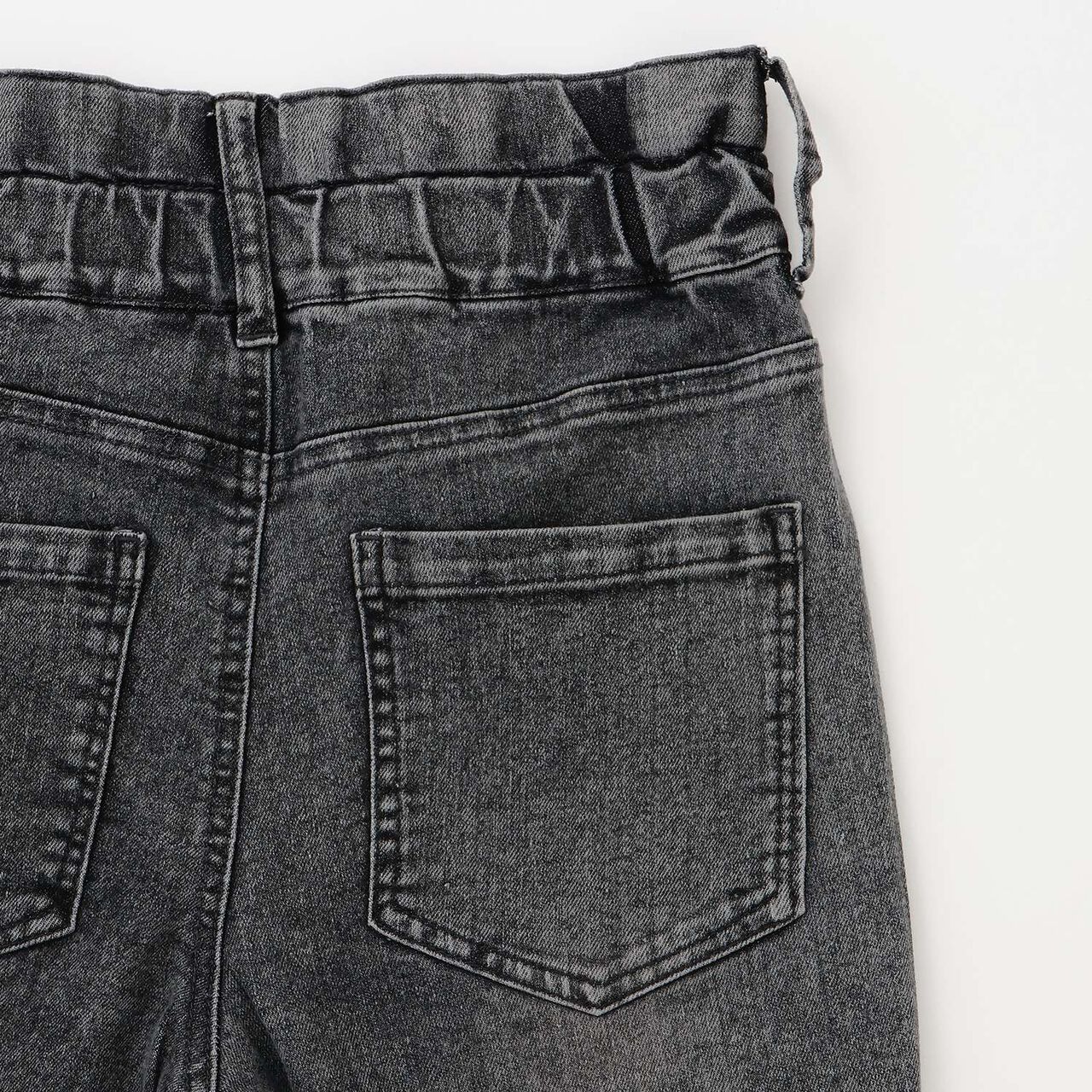 [Stretch] Sparkling Flare Denim Pants,Blue, large image number 16