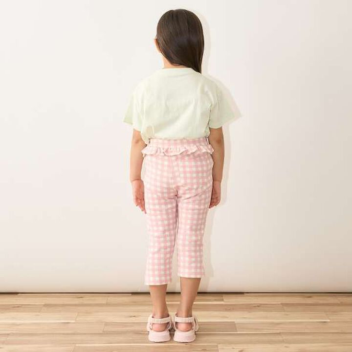 Tomo Pants Side Slit 7/8 Capri Pants,Beige, medium image number 5