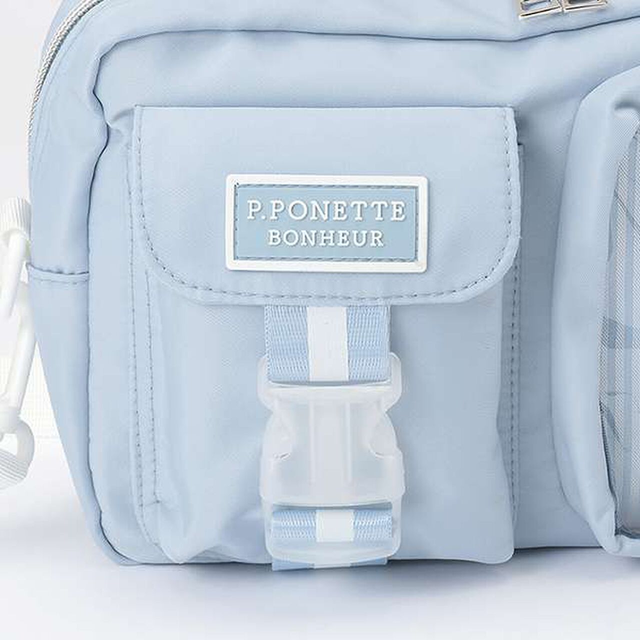 Casual Shoulder Bag with Charm,Black, large image number 3