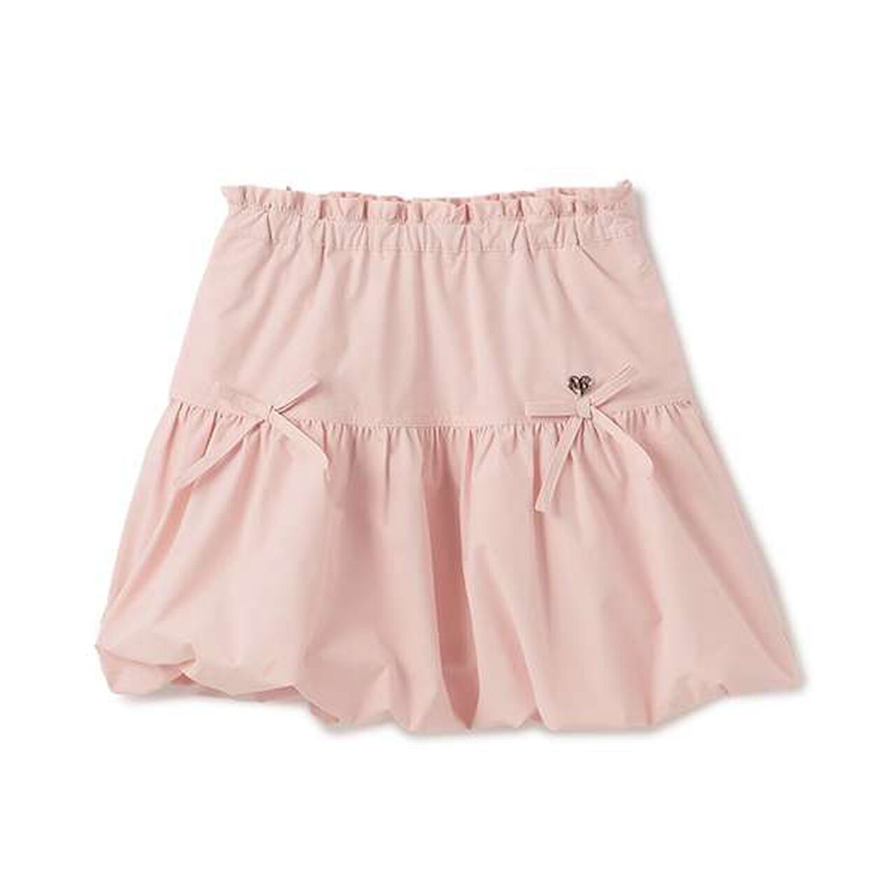 Ribbon Balloon Skirt,Black, large image number 11