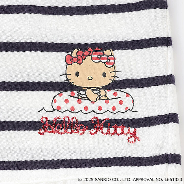 [Sanrio Characters] Ribbon Appliqué T-Shirt,Navy, medium image number 14