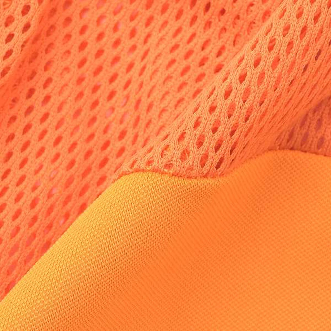 Mesh Panel T-Shirt,Orange, large image number 16