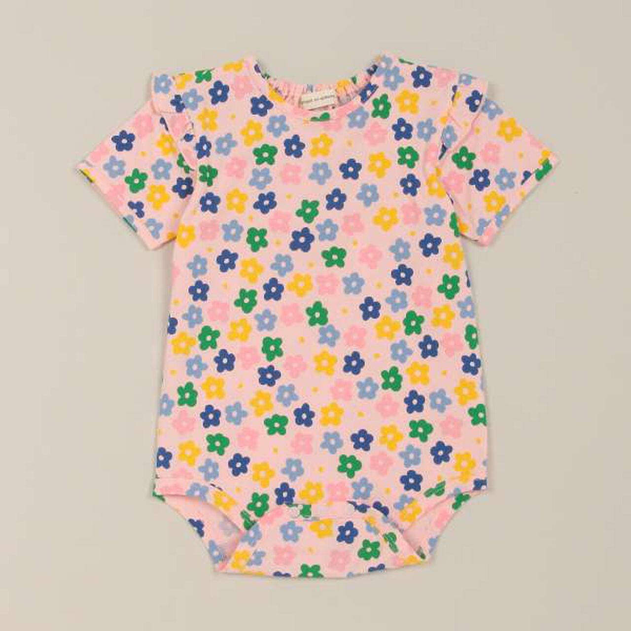 Colorful Flower Bodysuit,Pink, large image number 0