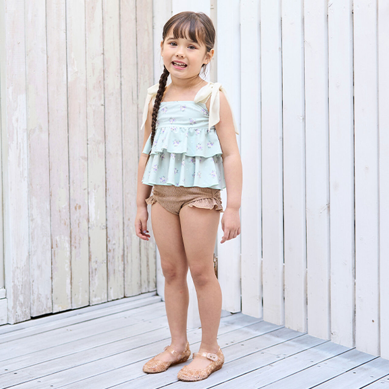 [SWIM] [UV Processing] Pattern Assorted Tiered Separates,Black, large image number 20