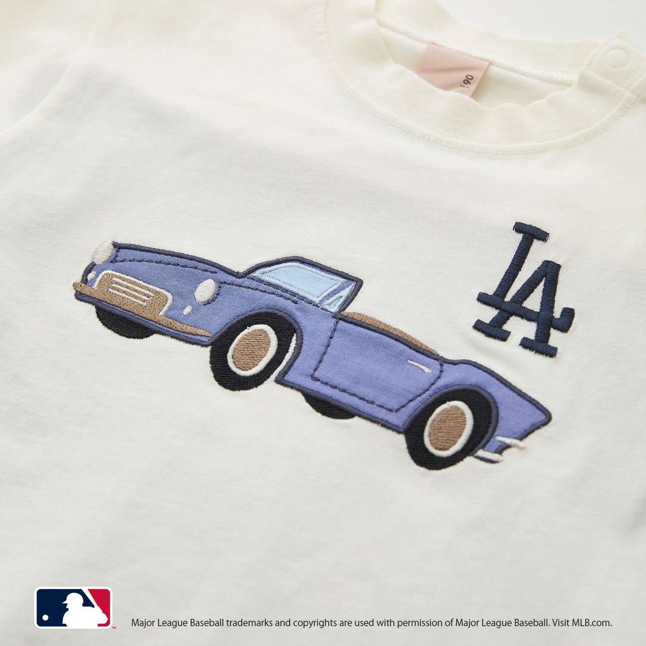 [MLB] Car Appliqu&eacute; T-Shirt,Light beige, large image number 20