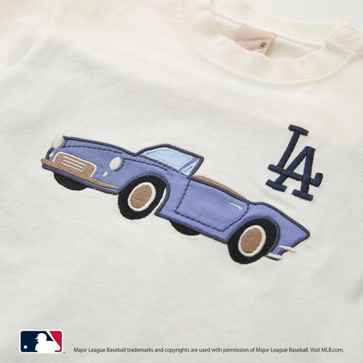 [MLB] Car Appliqu&eacute; T-Shirt,Light beige, medium image number 20