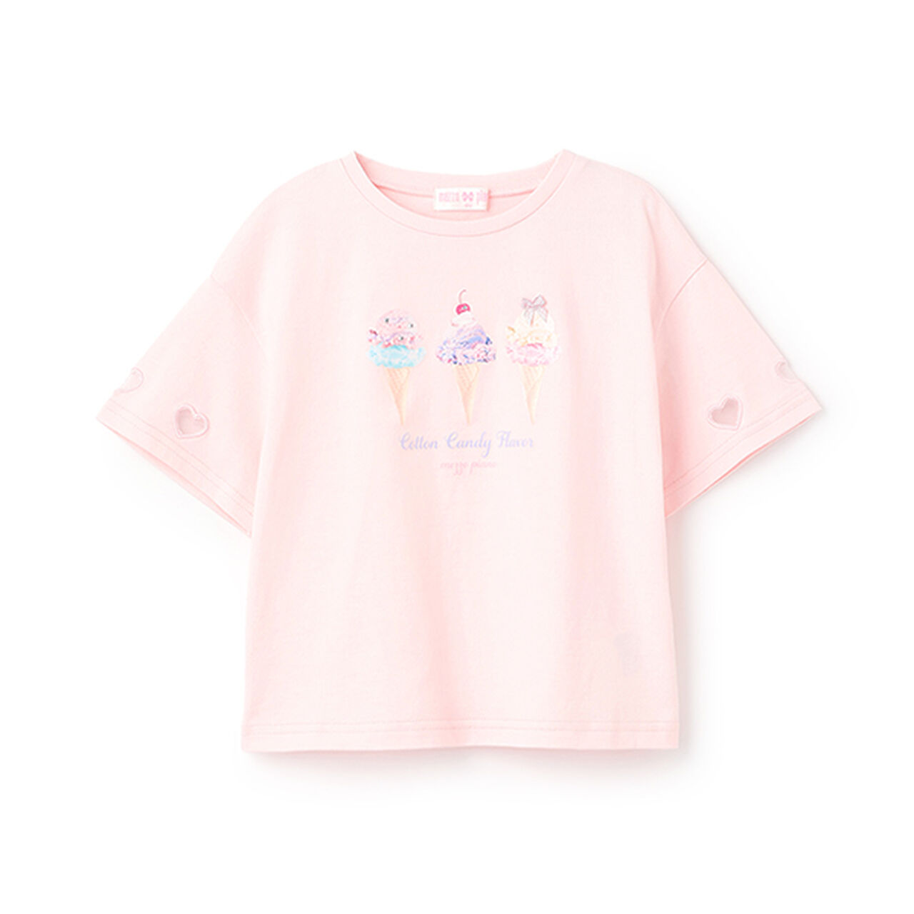 Ice Transfer Print Short-Sleeve T-Shirt,Off white, large image number 10