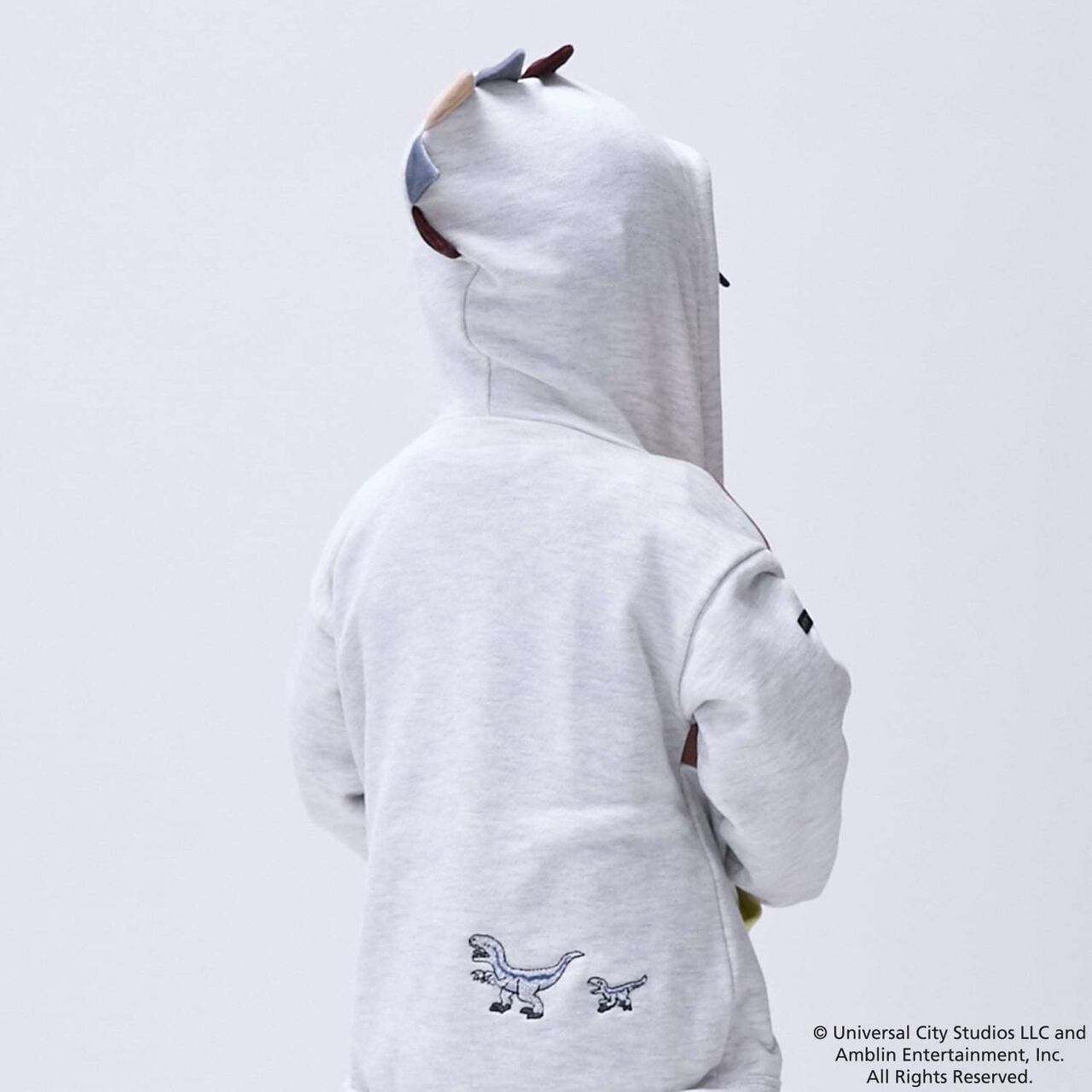 [JURASSIC WORLD] Dinosaur Hoodie,Green, large image number 4