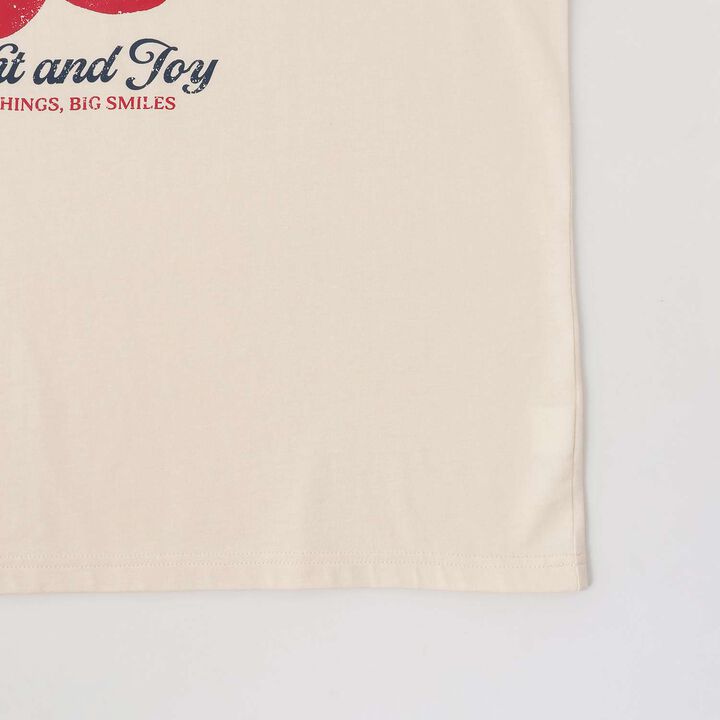 [100% Cotton / GOOD PRICE] Assorted Motif Loose Half Sleeve T-Shirt,Red, medium image number 27