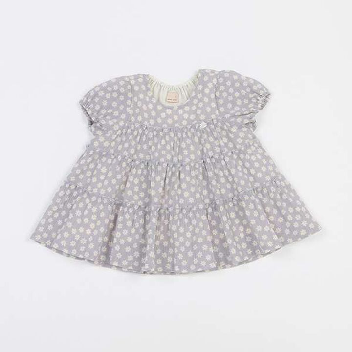 Smile Series Crinkled Tunic (Kids),Light gray, medium image number 6