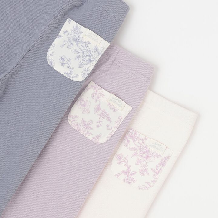 [Affordable] GIRLS 10-length Leggings,Off white, medium image number 24