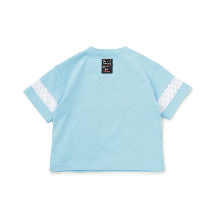 Cap Zaurus Short Sleeve Mesh T-Shirt,Light blue, medium image number 1