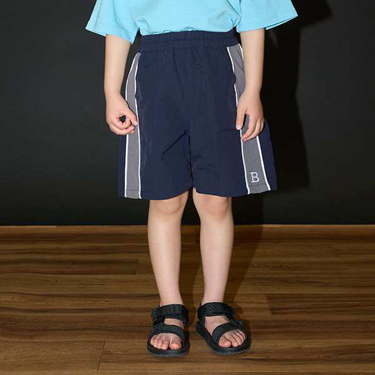 Side Panel 4/4 Length Pants,Navy, large image number 0