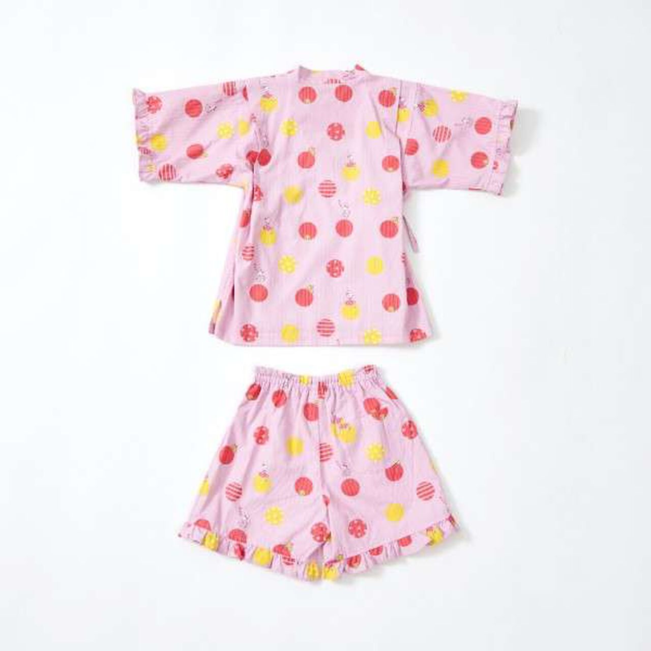 KP Polka Dot Pattern & Mimi-chan Jinbei,Yellow, large image number 3