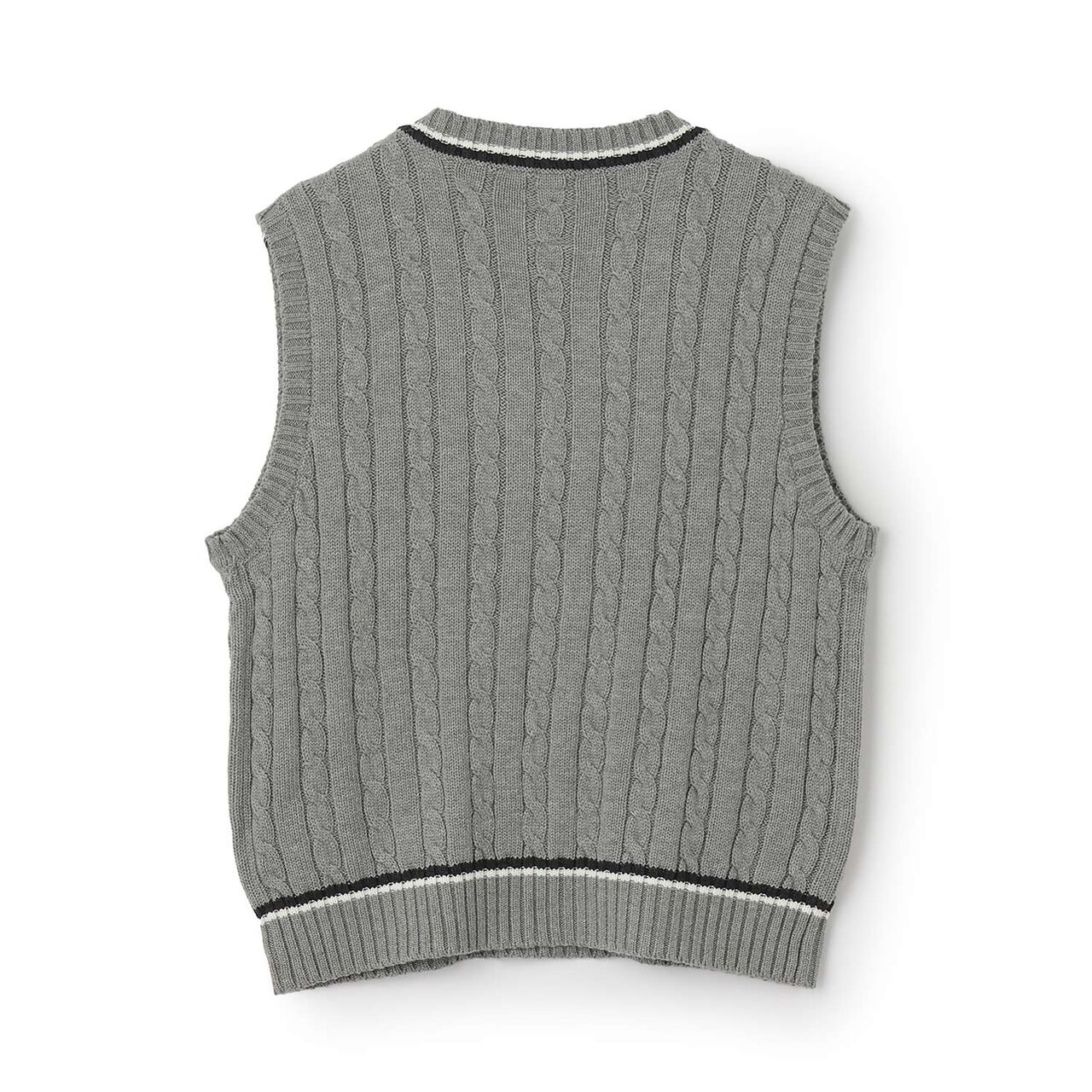 [Graduation Attire] V-Neckline Vest,Off white, large image number 1