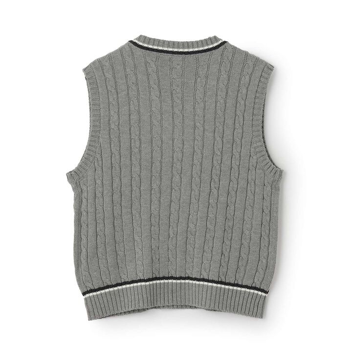 [Graduation Attire] V-Neckline Vest,Off white, medium image number 1