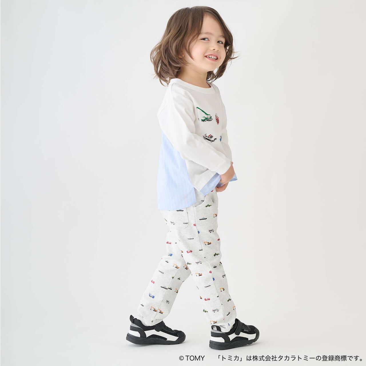 [TOMICA・ANIA] Cut Long Pants,Blue, large image number 1