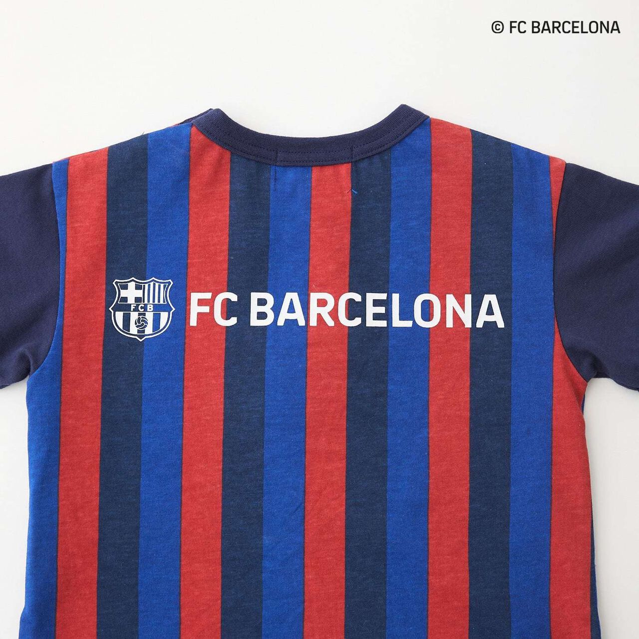 [FC BARCELONA] 接觸涼感布章T恤,深棕色, large image number 16