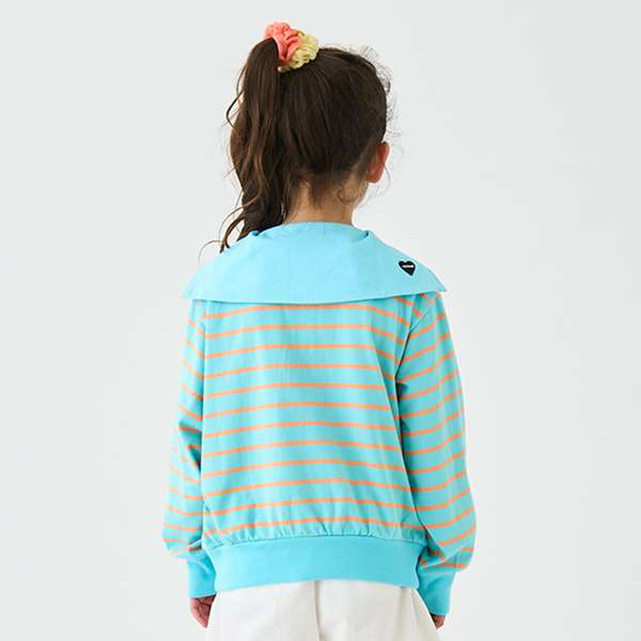 Sailor Collar Pullover,Turquoise, large image number 17
