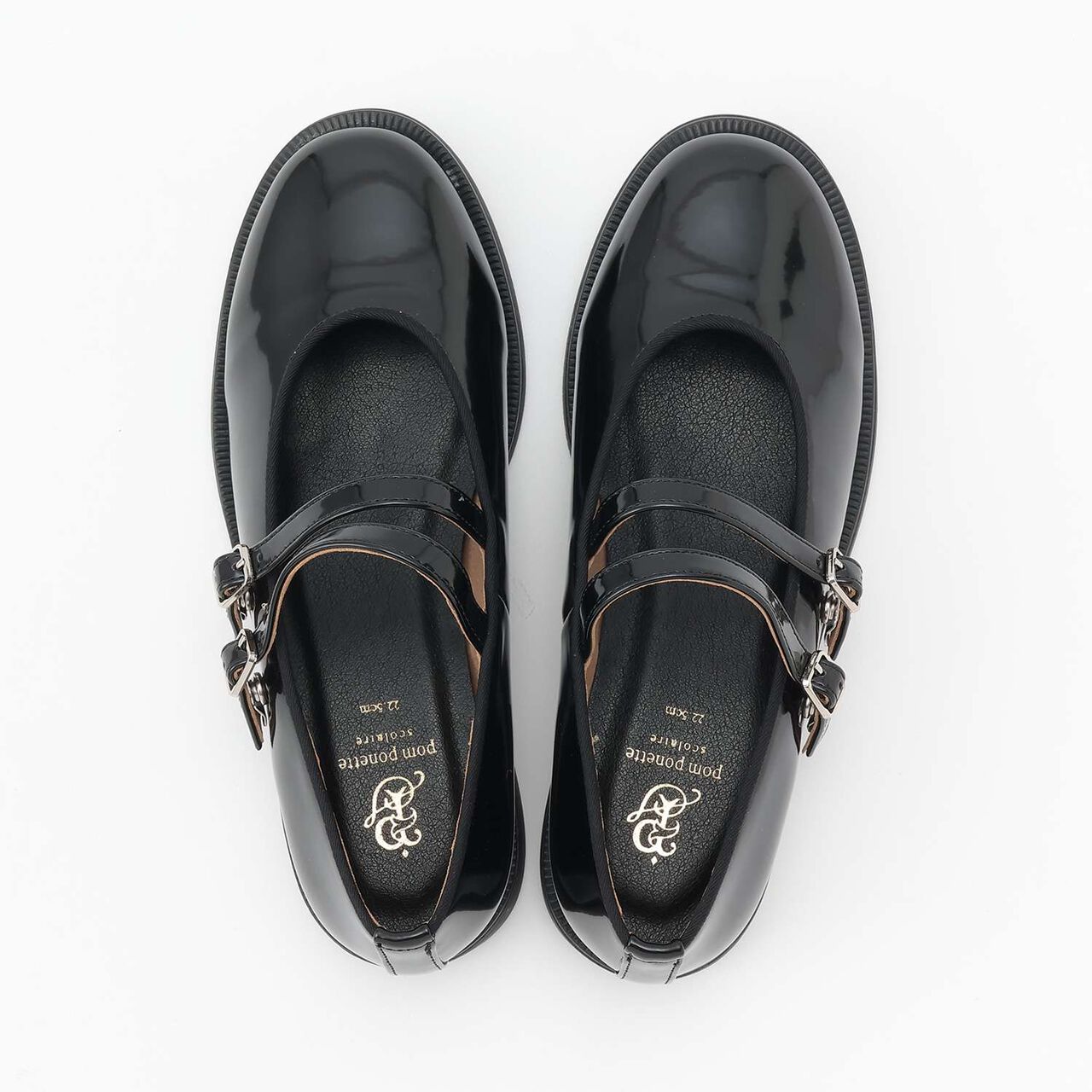Double Strap Shoes,Black, large image number 13