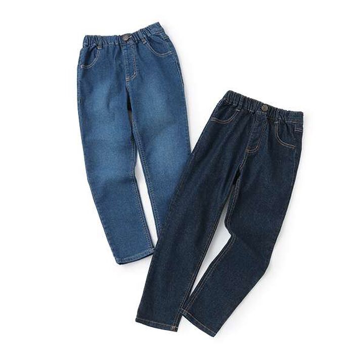 Stretch Denim Slim Pants,Blue, medium image number 7