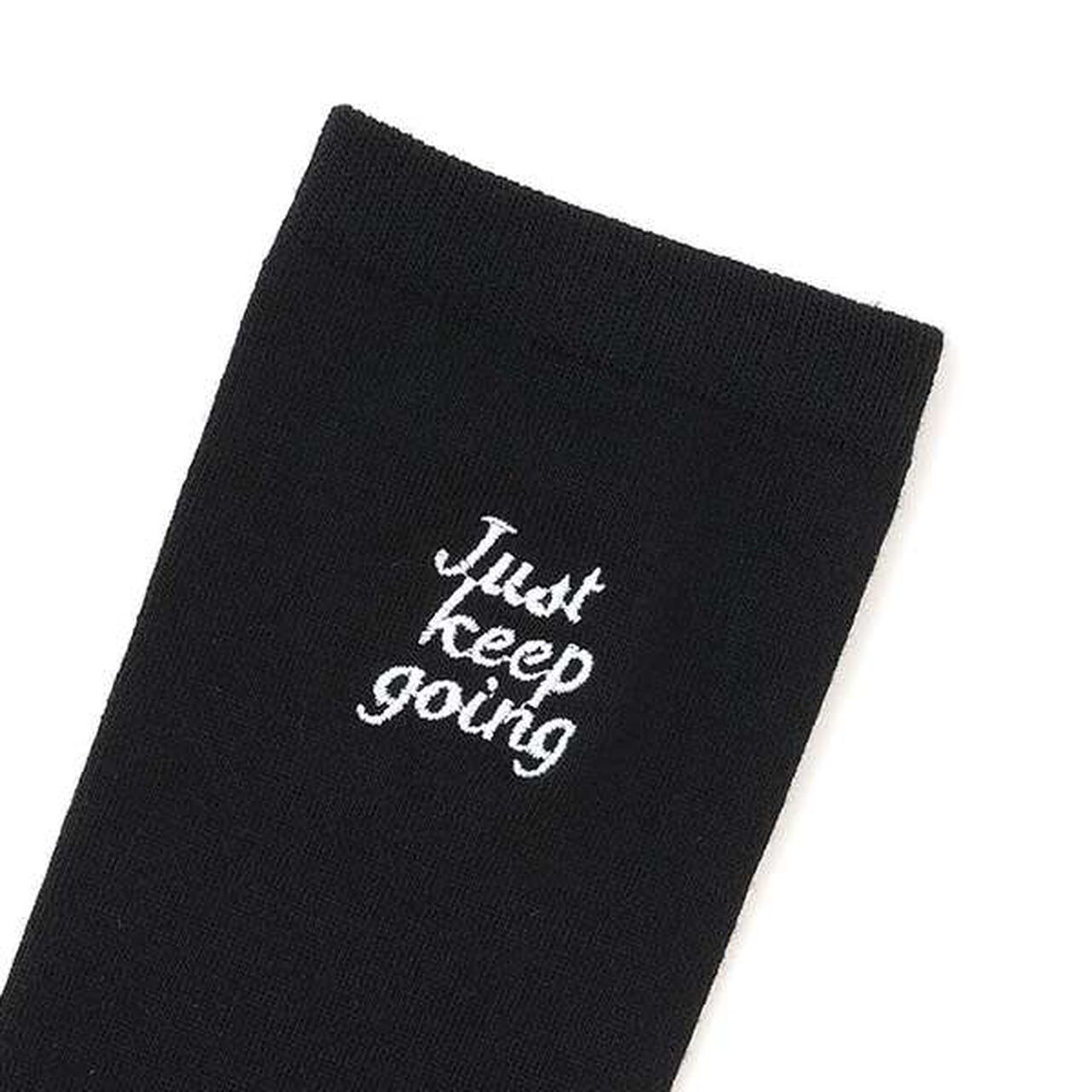 Logo Embroidered Knee-High Socks,Off white, large image number 1