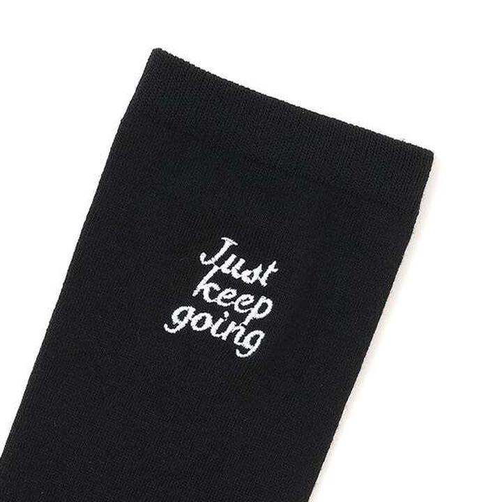 Logo Embroidered Knee-High Socks,Off white, medium image number 1