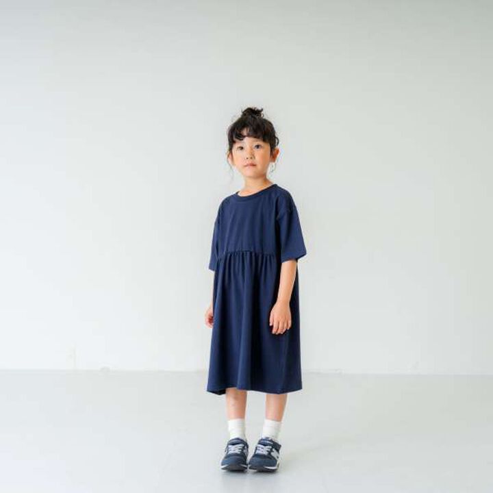 Gathered T-Shirt Dress,Lavender, medium image number 15