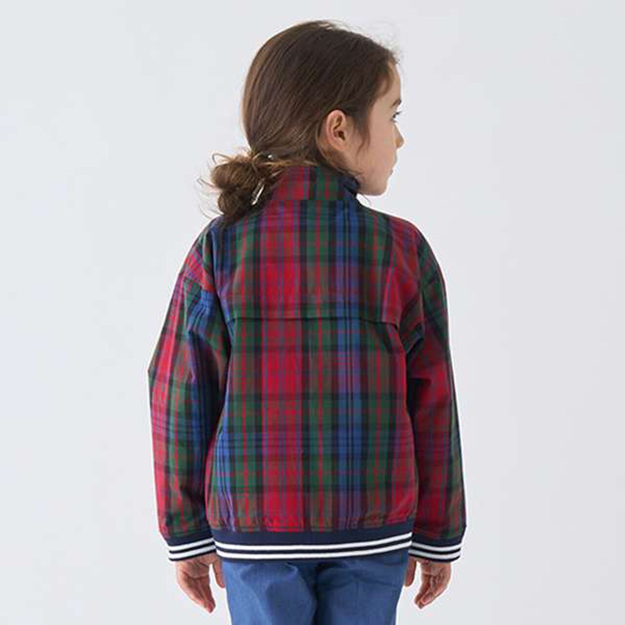 Stand Rib Bomber Jacket,Navy, large image number 19