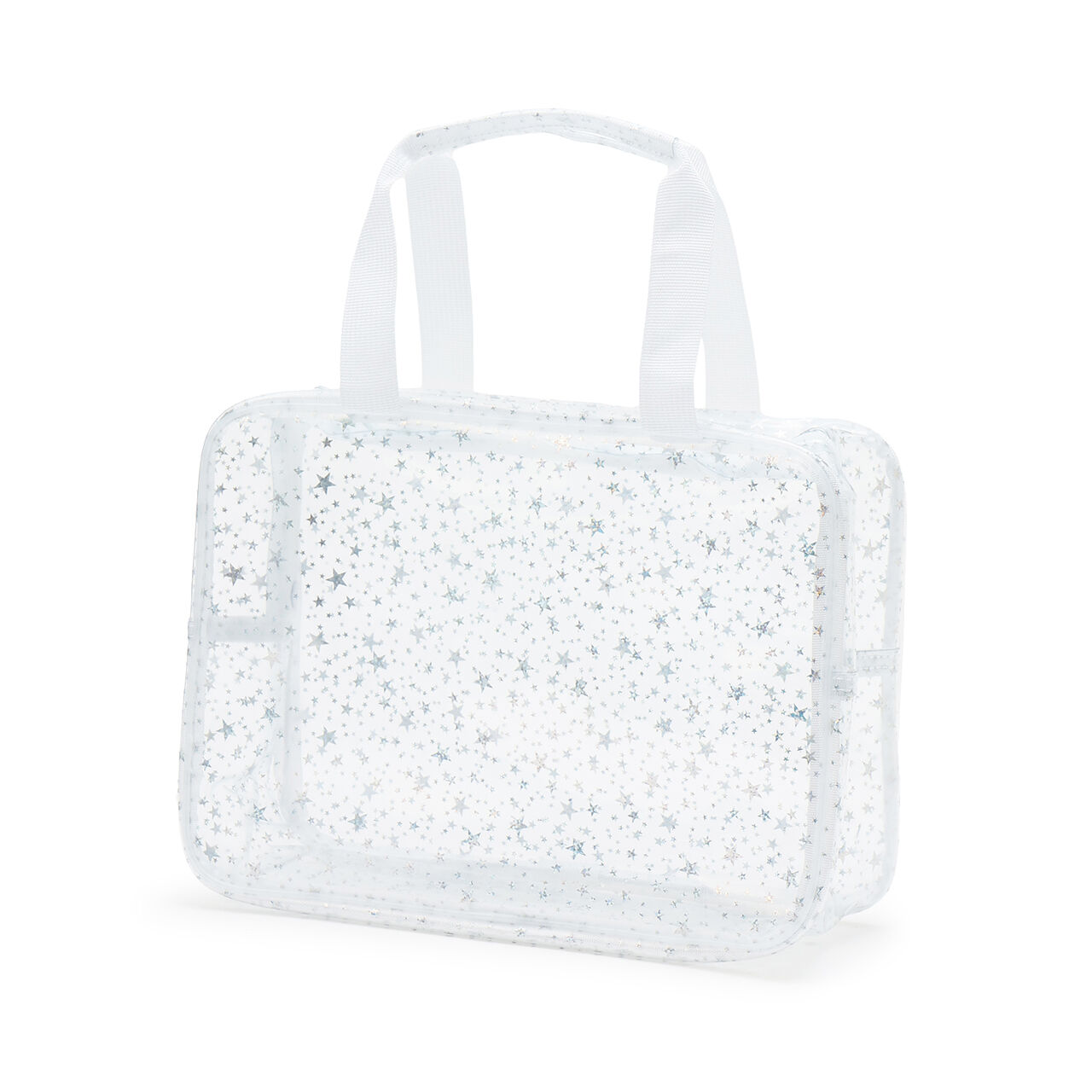 Shiny Vinyl Bag,Off white, large image number 3