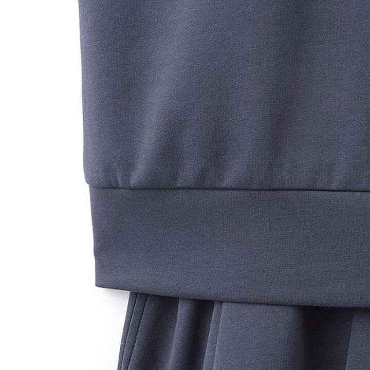 [AMI] Color Block Half-Zip Outfit Set,Top gray, medium image number 6