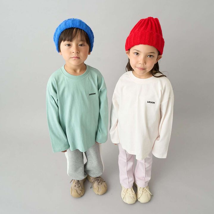 [Daily Standard Wear] Oversized Simple Design Long-Sleeve T-Shirt with Accent,Ivory, medium image number 36