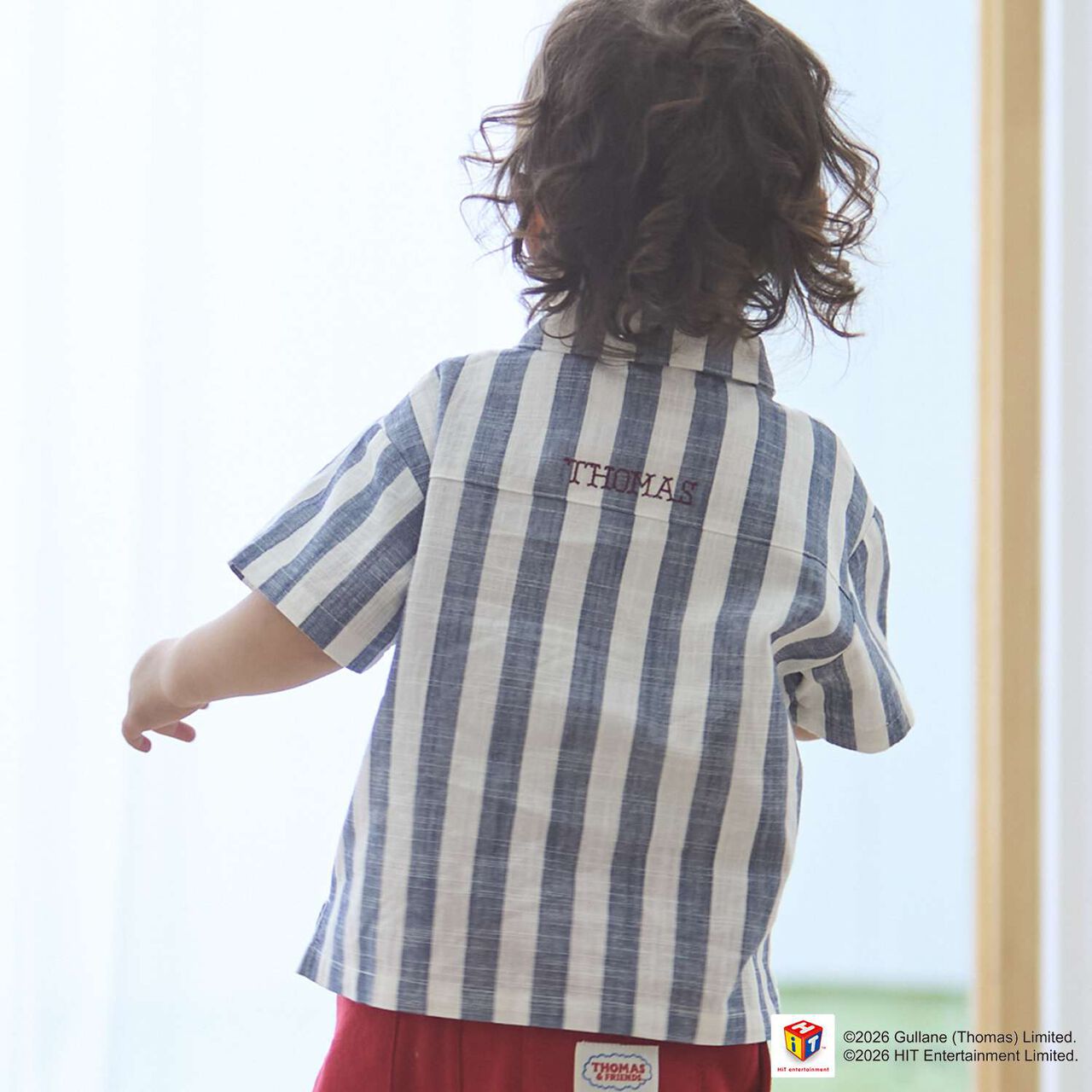 [Thomas the Tank Engine] Short-Sleeve Shirt,Pearl white, large image number 5