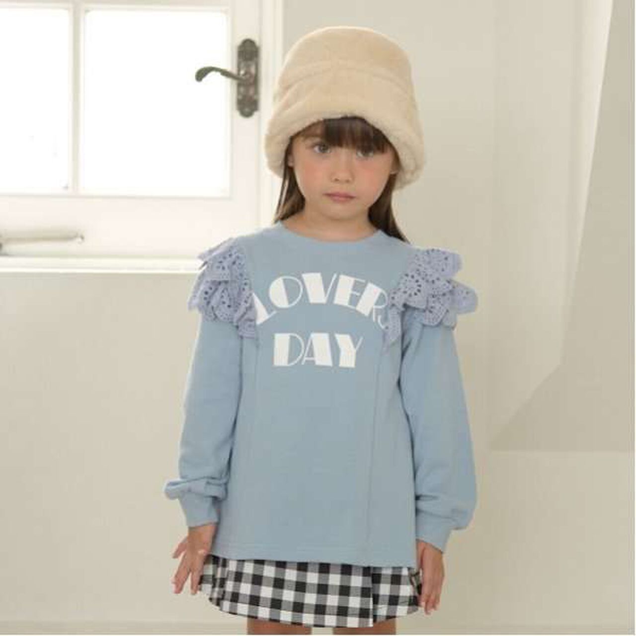 Pilling-Resistant A-Line Sweatshirt,Moss green, large image number 21