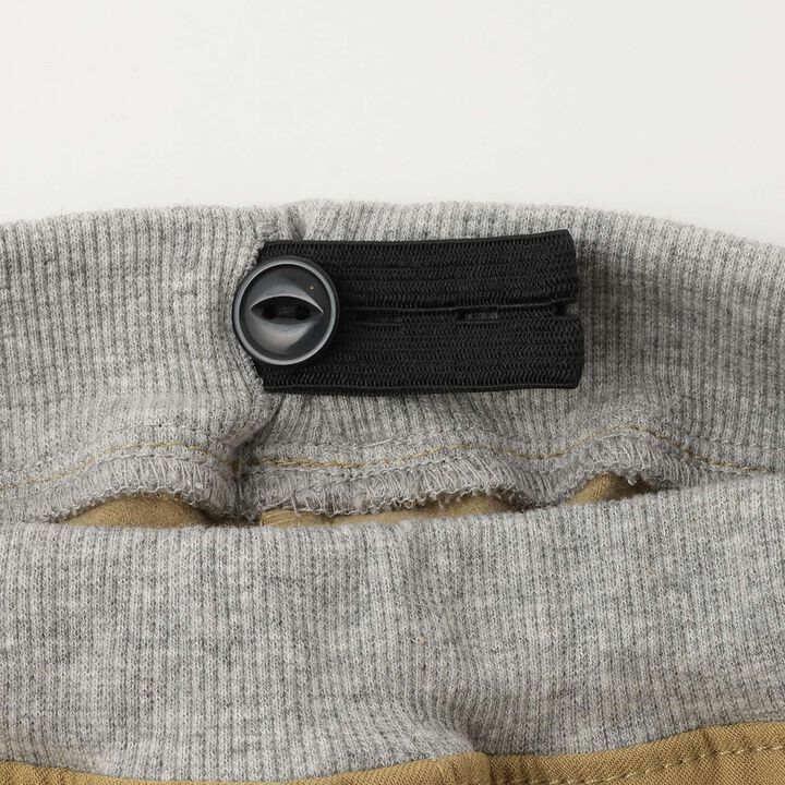 Dinosaur Cuffed Long-Length Straight Pants,Beige, medium image number 3