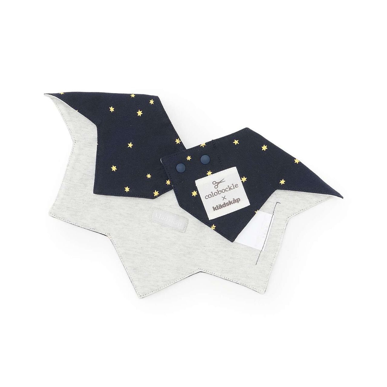 [Korobokkuru] Bib,Navy, large image number 1