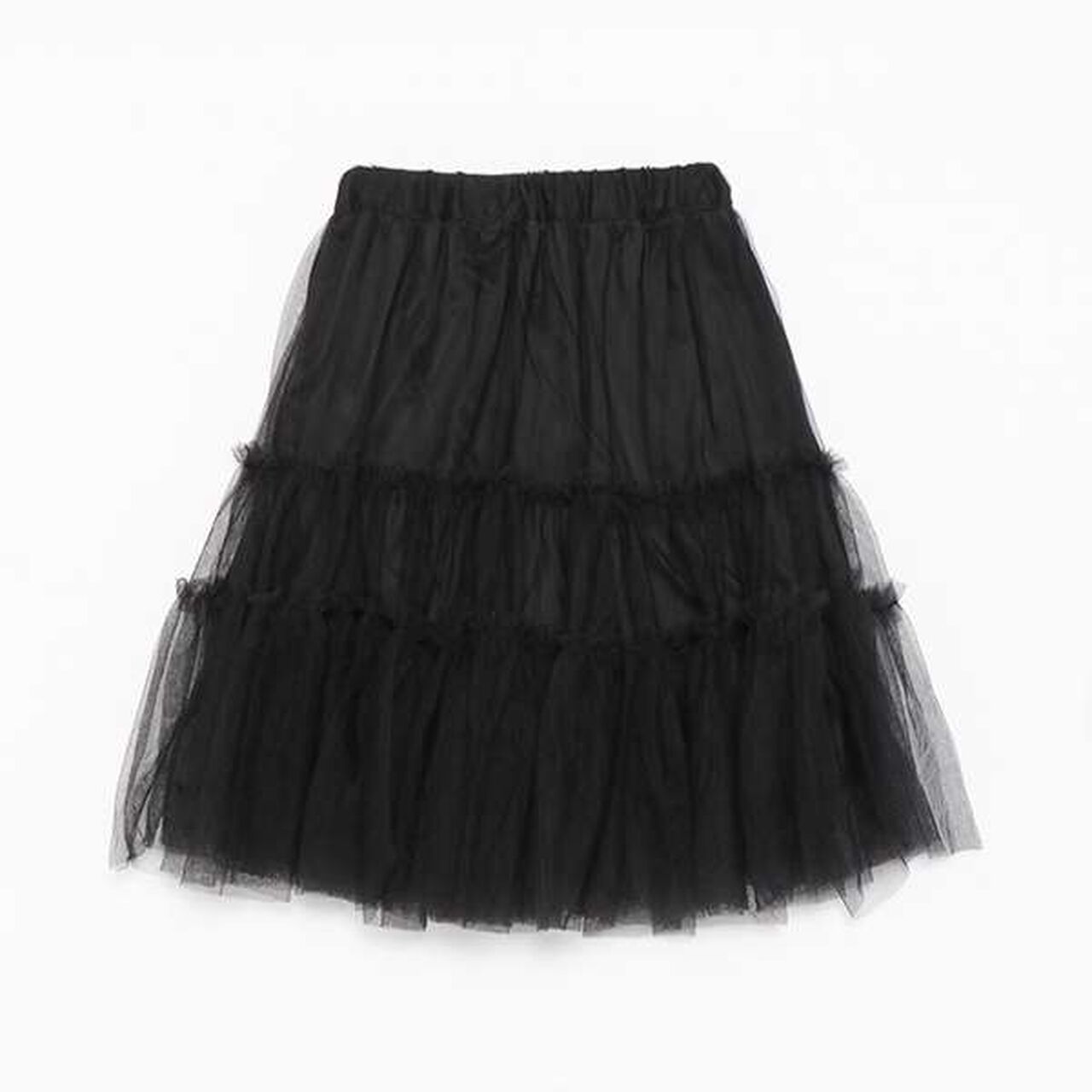 Tulle Tiered Skirt,Ivory, large image number 5