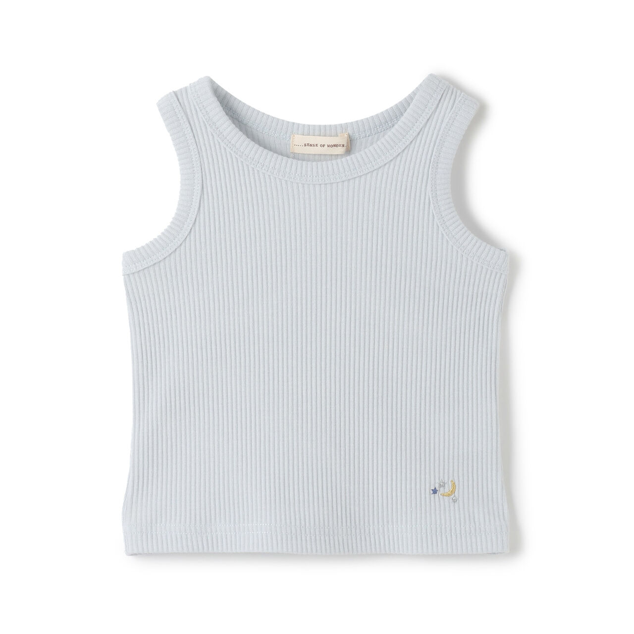 Ribbed Tank Top,Sax blue, large image number 0