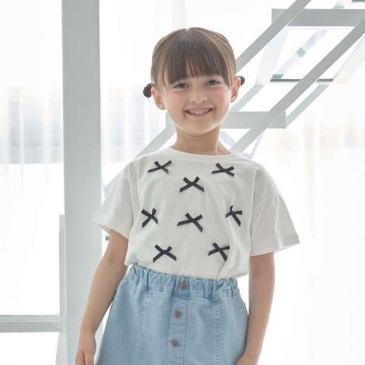 Non-Deforming Soft Cotton Ribbon T-Shirt,Black, medium image number 16