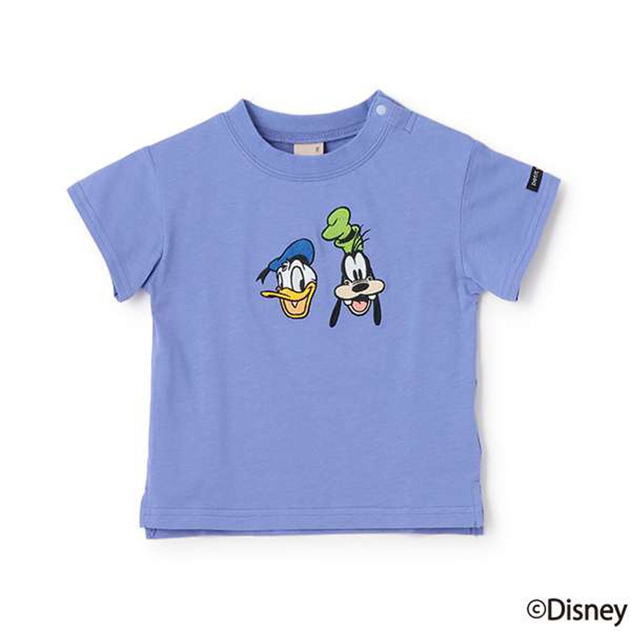 [Disney] Character Motif Short Sleeve T-Shirt,Purple, large image number 0