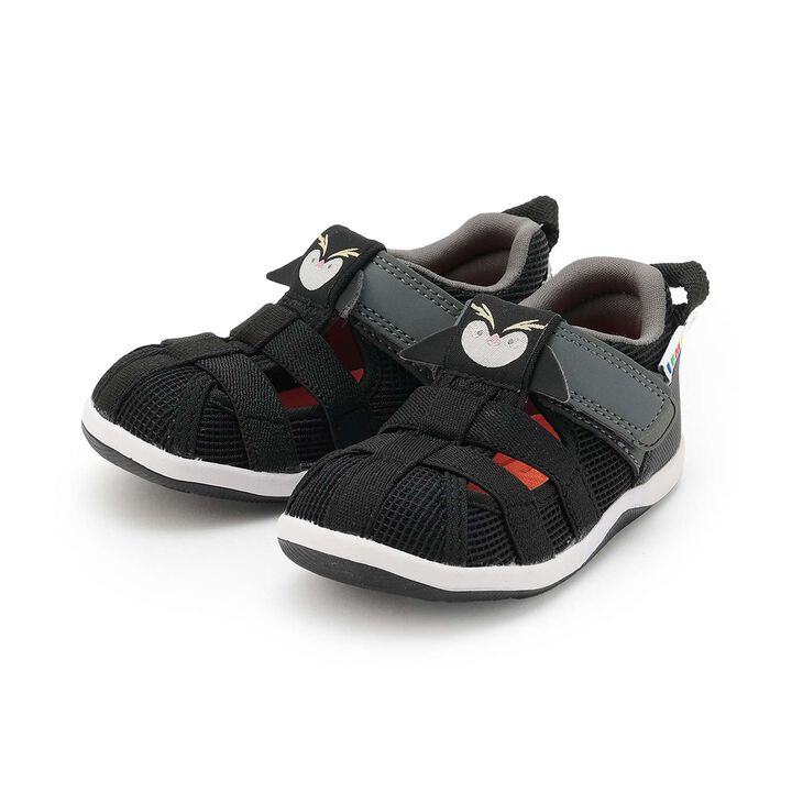 IFME Creature Double Strap Summer Shoes,Black, medium image number 0