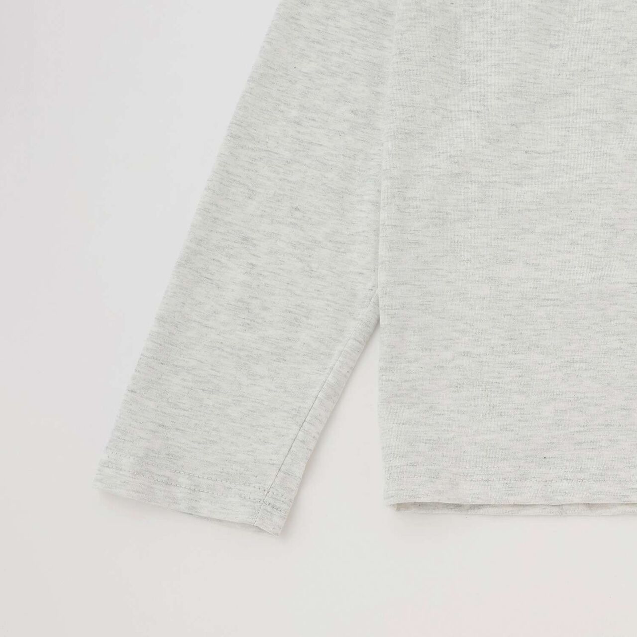 Logo Embroidery Long-Sleeve T-Shirt,Off white, large image number 9