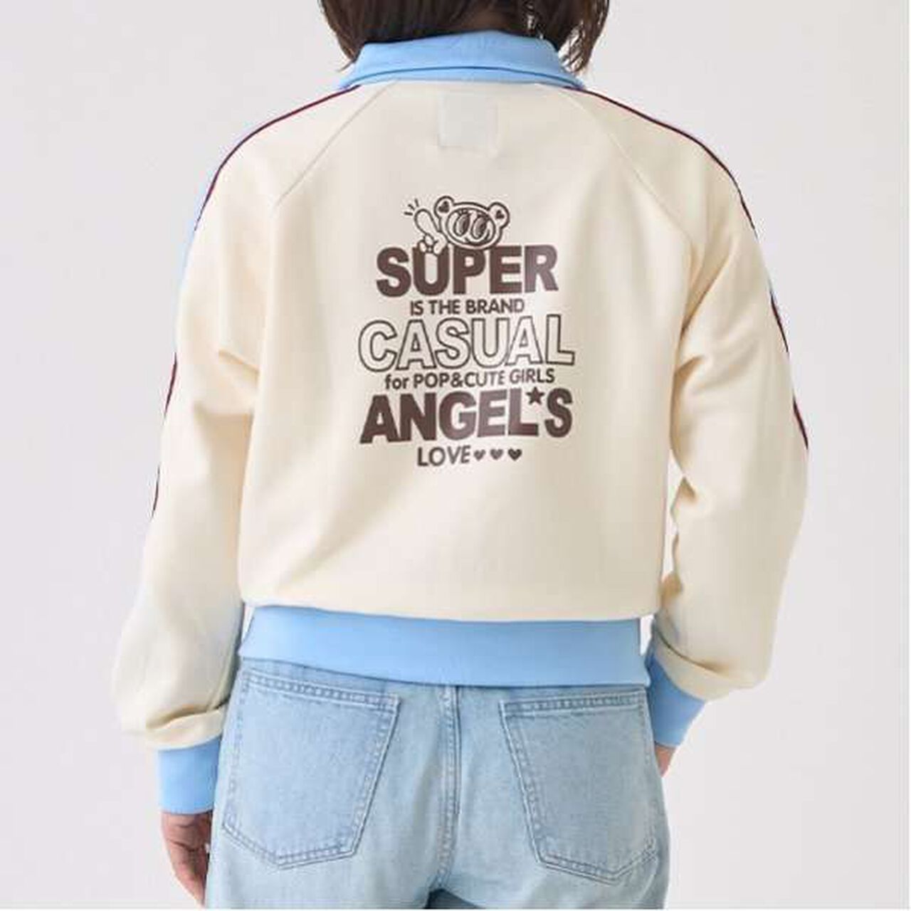 Mr. Nakamura Track Jacket,Ivory, large image number 8