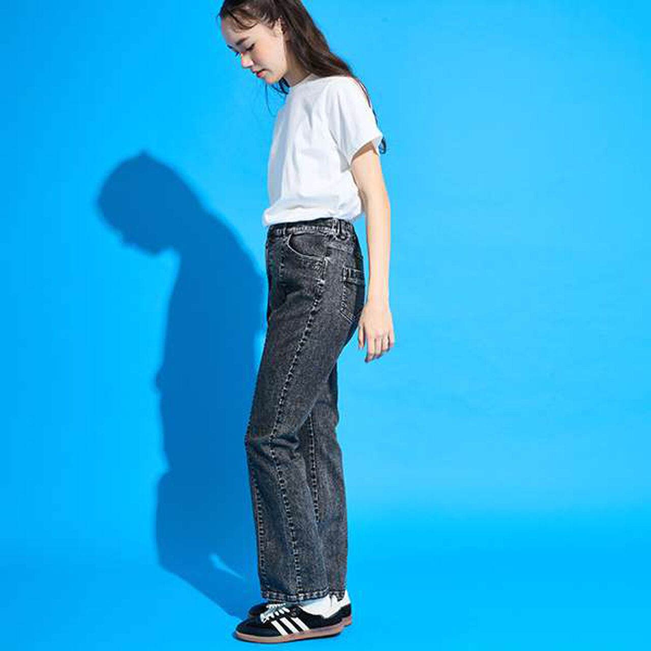 [AMI] Denim Flare Pants,Black, large image number 26